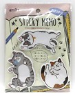Sticky Memo Doodling Animal Cat Die Cut Sticky Notes 3 patterns 90 Sheets