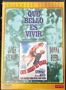DVD -QUE BELLO ES VIVIR- James Stewart Donna Reed Lionel Barrymore FRANK CAPRA - Imagen 1 de 2