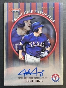 Josh Jung Rookie Auto 2019 Bowman's Best /120 Franchise Favorites 1999 sur carte - Photo 1 sur 3