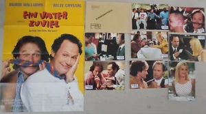 E76  Kinoplakat + 8x Aushangfotos EIN VATER ZUVIEL  Robin Williams BVilly Crysta - Picture 1 of 6