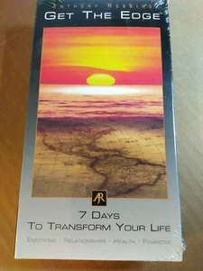 Anthony Robbins - Get The Edge: 7 Days To Transform Your Life (VHS) New Sealed - Imagen 1 de 4