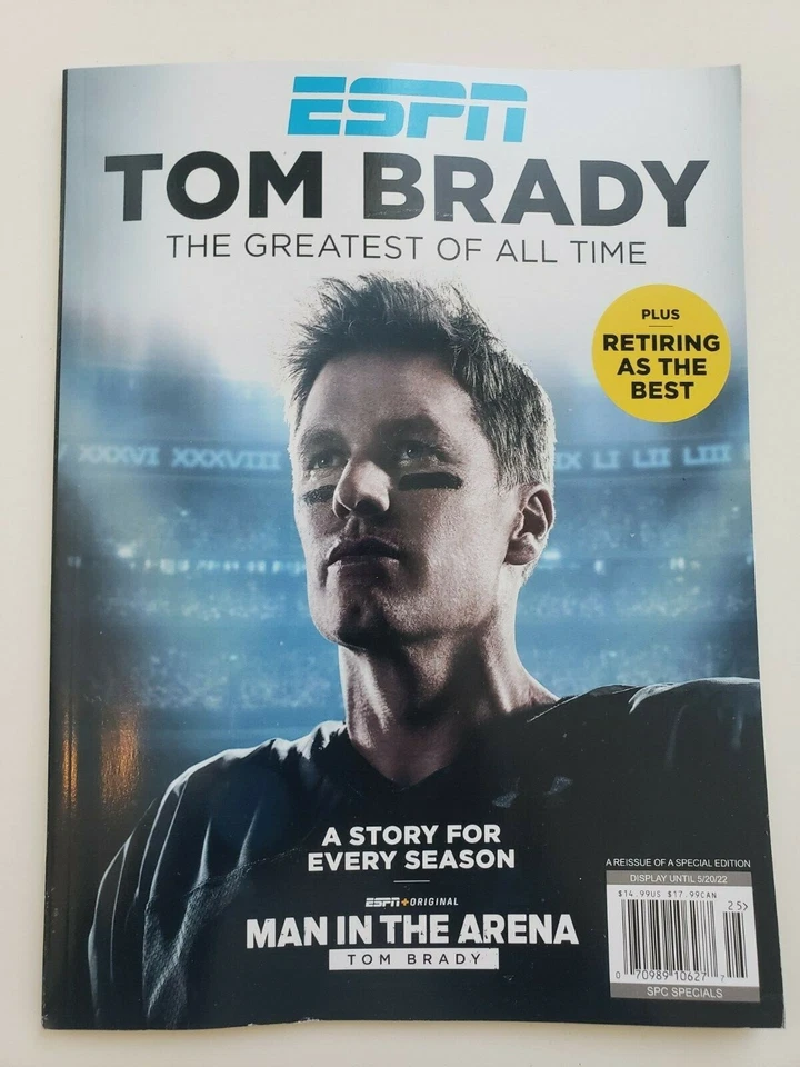 Tom Brady The Greatest of all Time . Retiring as the Best 2022 ESPN T-567