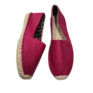 Zapatos planos alpargata Maje para mujer rojos talla EU 40 cuero sin cordones al aire libre - Imagen 1 de 8