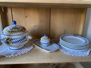 Seltmann Weiden - Weißwurst-Geschirr - sehr alt, top erhalten - 9-teilig - Bild 1 von 5