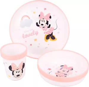 Disney Baby 3 Piece Non Slip Feeding Set with Plate, Bowl and Tumbler - Picture 1 of 5