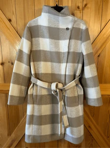 Michael Kors Women Camel Plaid Coat Size XXL nwot (0538) - Picture 1 of 13