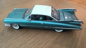 Danbury Mint 1959 Cadillac Coupe DeVille 1:24 Vegas Turquoise - New In Box - Picture 1 of 8