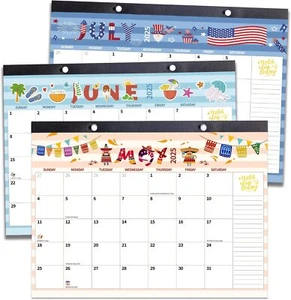 2025 Desk Calendar, 17"x12" Monthly Planner for Home, School, Office - Picture 1 of 9