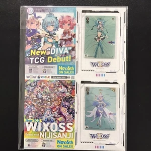 WIXOSS "INTERLUDE DIVA" Lize & At Promo Set + Paper demo deck NEW - Picture 1 of 2