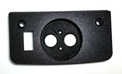 LÁMPARA INTERIOR TECHO LAND ROVER RANGE ROVER CLASSIC 1987-95 LHD PLACA CUBIERTA NEGRA Foto 1 de 4