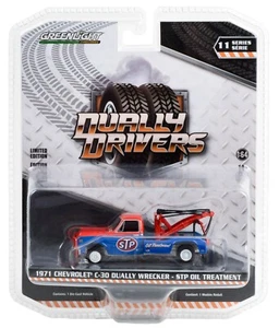 1:64 GreenLight *DUALLY DRIVERS 11* STP 1971 Chevrolet C30 Wrecker Tow Truck NIP - Picture 1 of 1