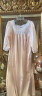 CHRISTIAN DIOR x SAKS FIFTH AVENUE x VINTAGE Satin lace night gown in pink sz M
