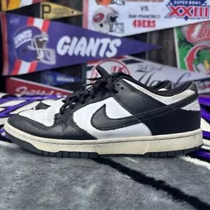 Size 9 - Nike Dunk Low Black White Men’s - Picture 1 of 12