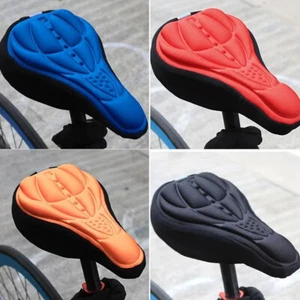 1Pc Bike 3D Saddle Seat Cover Bicycle Soft Comfort Pad Cushion Padded - Picture 1 of 14