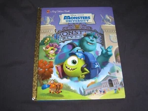 Big Golden Book Monsters University First Edition 2013 HB - Picture 1 of 19