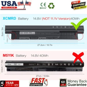 Battery XCMRD 40WH for Dell Inspiron 15 3000 Series 3531 3537 3541 3542 3543 - Picture 1 of 10