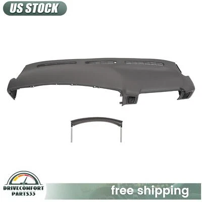 Molded Dash Dashbroad Cover Cap Board For 1999-2006 Silverado Sierra Tahoe Gray - Image 1 of 4