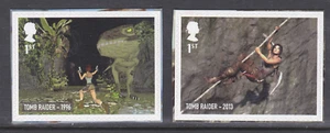 Sg4321-4322 PM71 2020 Tomb Raider 1st class stamps from booklet pair U/M - Picture 1 of 1