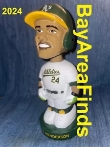 2024 Oakland A's Rickey Henderson Retro Bobblehead 9/20 SGA Athletics Bobble - Bild 1 von 3
