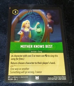 2023 DISNEY LORCANA MOTHER KNOWS BEST ACTION SONG UNCOMMON CARD #95/204 $$$ - Bild 1 von 2