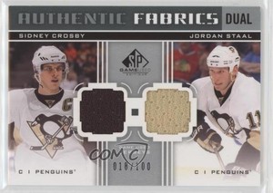 2011 SP Game Used Edition Authentic Fabrics Dual /100 Sidney Crosby Jordan Staal