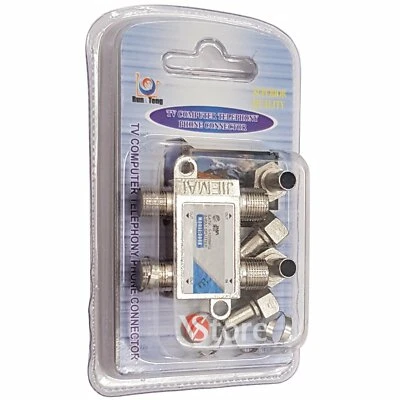 Divisore Partitore Sdoppiatore Splitter 3 Uscite Per Digitale TV Amplificatore  - Immagine 1 di 2