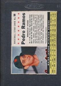 1961 Post Cereal #098 Pedro Ramos Twins VG/EX *159 - Picture 1 of 1