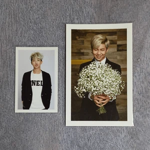 BTS 2015 2nd Army Membership Kit Official Photo Card - RM Set of 2 Namjoon - Picture 1 of 6