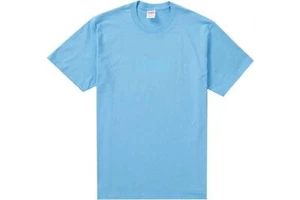 Supreme Tonal Box Logo Tee Bright Blue - Picture 1 of 9