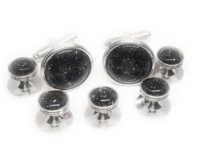 GEMELOS POLVO DIAMANTE Y TACHUELAS DE ESMOQUIN FABRICANTES ¡PRECIO DIRECTO!! Foto 1 de 4