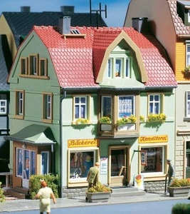12247 Auhagen HO Kit of a Bakery - NEW - Picture 1 of 1