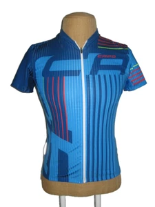 CAPO CYCLING JERSEY FULL ZIP WOMEN'S LARGE BLUE NEW without tag - Picture 1 of 4