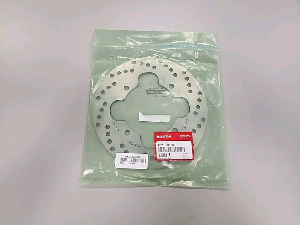 Disco de freno trasero Honda 1999-2014 TRX400EX Sportrax/TRX400X #43251-HN1-003 Foto 1 de 1