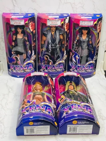 Toy Biz Xena Warrior Princess Vintage 12” Action Figure Collection New Lot of 5 Cover