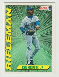 1991 SCORE #697 - KEN GRIFFEY, JR . - Picture 1 of 2