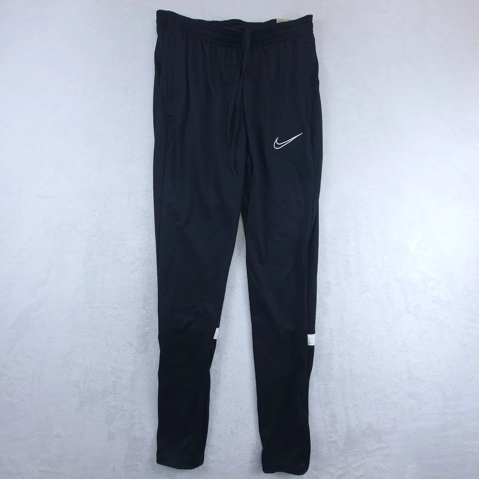 Nike Dri-Fit Academy Soccer Pants DA9885-011 Black Zip Ankle Women's Small