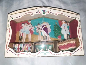 Meri Meri Nutcracker Cupcake Set 36 Cases & Picks NEW Stage Shape Box - Picture 1 of 2