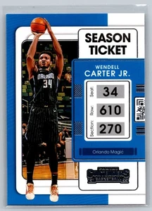 Wendell Carter Jr. 2022 Contenders Basketball Season Ticket #27 Orlando Magic - Picture 1 of 2