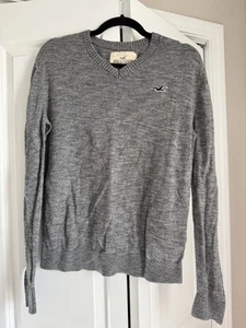 Hollister Classic V Neck Crew Sweater - Discontinued Rare - Picture 1 of 4