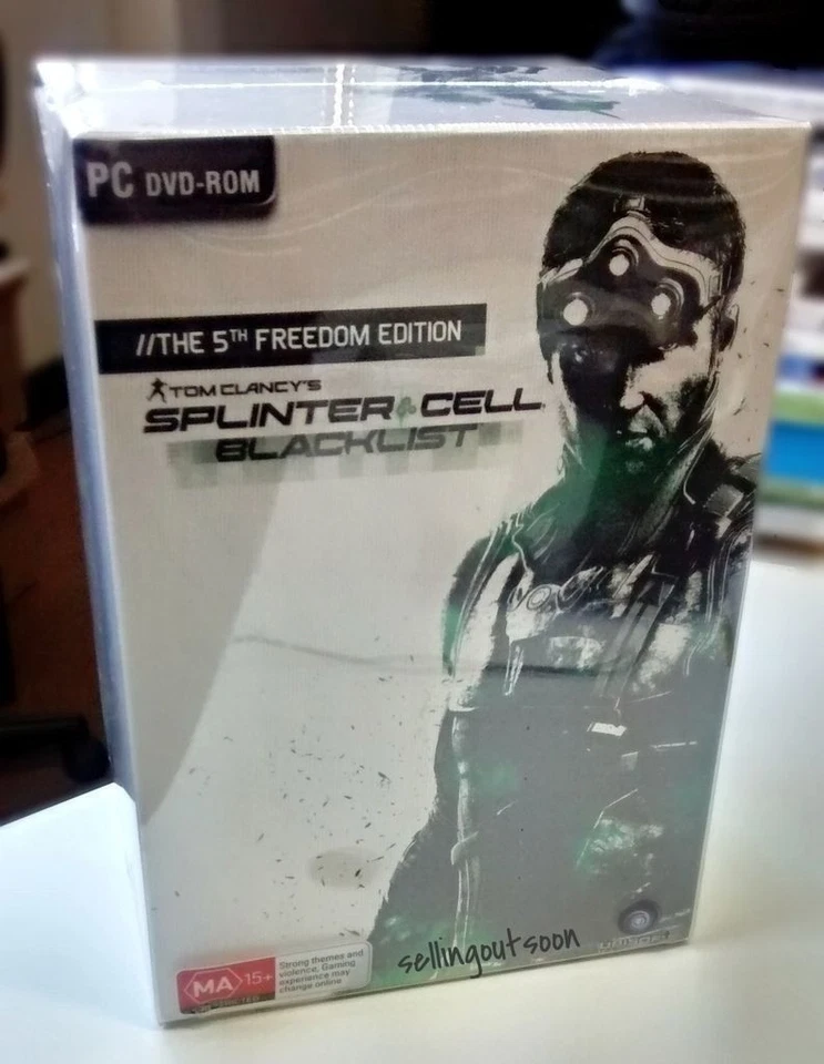 Splinter Cell Blacklist PC *NEW *RARE AUSSIE 5th Freedom Collectors Edition HUGE - Image 1 of 4