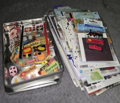 4.37lbs Lot = Scrapbook Stickers / Decals : New & Used Grossman Sandylion Jolee - Image 1 of 4