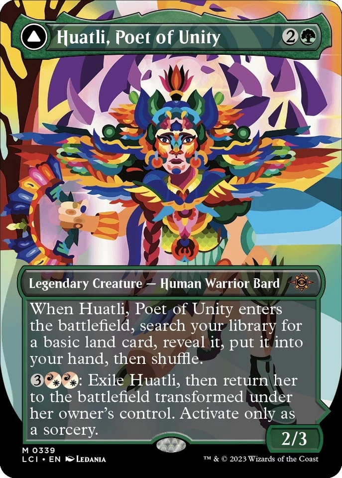 Huatli, Poet of Unity (Borderless) 339 LP Normal The Lost Caverns of Ixalan M... - Image 1 of 1