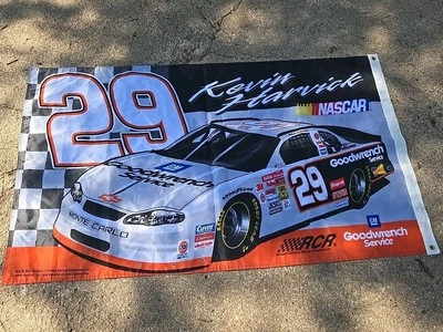 Kevin Harvick #29 Nascar Novato Año Goodwrench Bandera Bandera 2002 5' X3' Foto 1 de 4