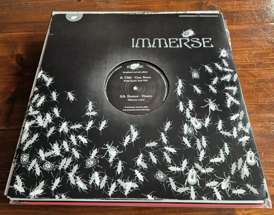 TRG/KONTEXT - THEY KNOW/PLUMES 12" IME010 PT2 IMMERSE RECORDS 2009 NEAR MINT! - Image 1 of 1