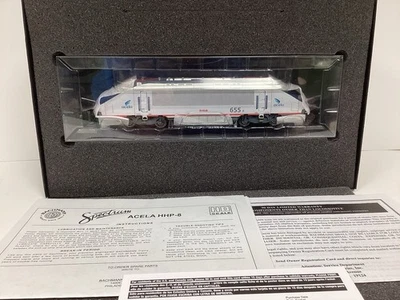 HO Bachmann Spectrum #83003 Amtrak Acela HHP-8 Electric Locomotive # 655 NEW - Image 1 of 3