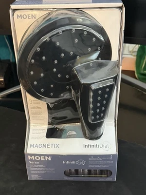 NEW Moen 220C5BL Verso Magnetix Infiniti Dial Combo Matte Black - Image 1 of 4