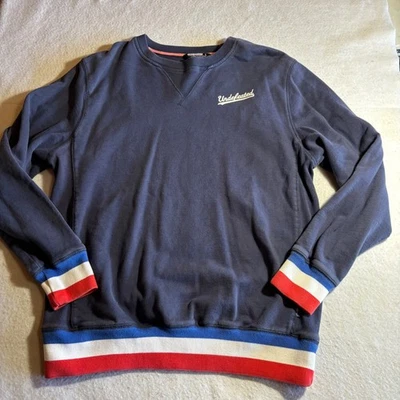 Undefeated Men's Navy Blue Crewneck Sweatshirt Official Product Size L - Image 1 of 4