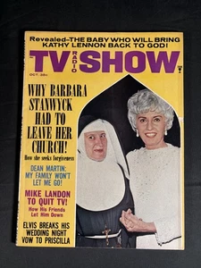 TV RADIO SHOW Oct 1967 Barbara Stanwyck ELVIS PRESLEY Dean Martin - Picture 1 of 3