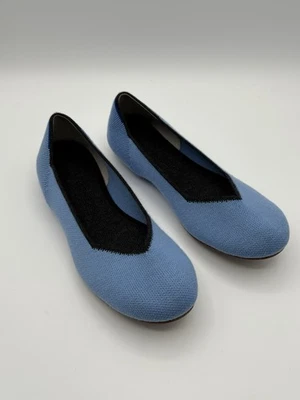 ROTHY’S Blue Round Toe Ballet Flat Size 7.5 - Image 1 of 4