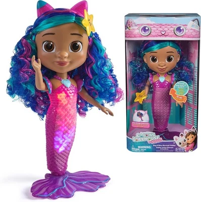 BRAND: DREAMWORKS GABBY'S DOLLHOUSE DreamWorks GABBY'S Dollhouse The Movie, Sing & Shine Mermaid Gabby,...